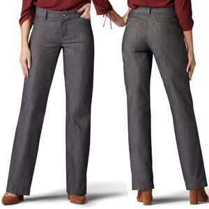 Lee Flex Motion Regular Fit Grey Trouser Pant Jeans Size 14